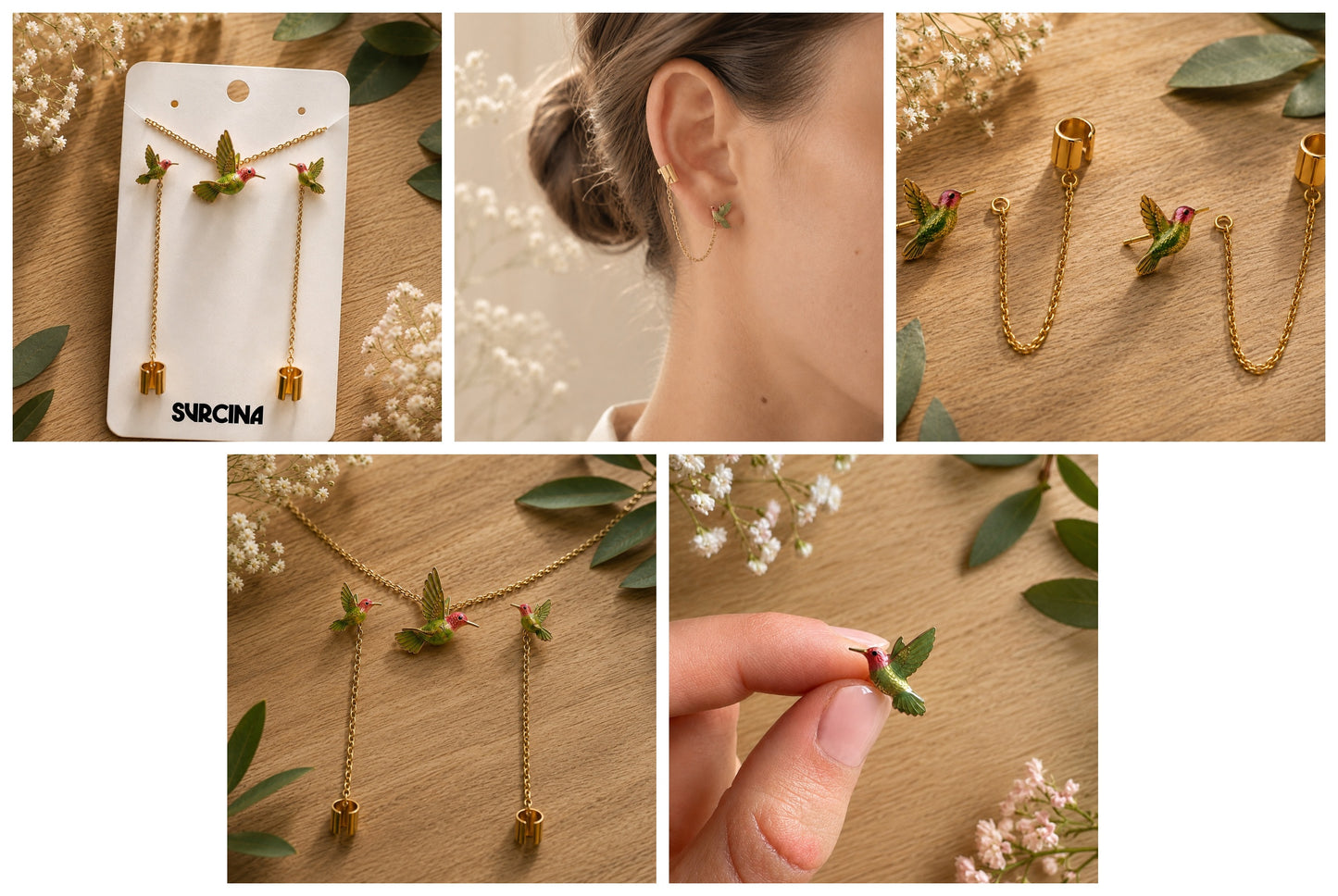 HUMMINGBIRD JEWELRY SET