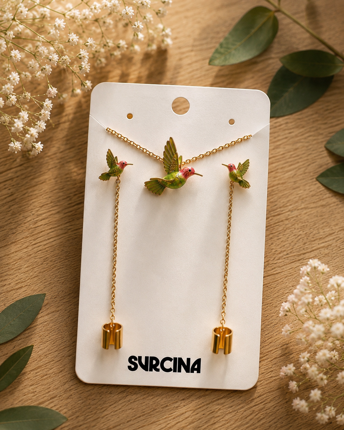 HUMMINGBIRD JEWELRY SET